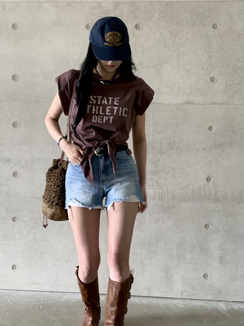 DAVICHI韓國直郵女士新款熱賣時尚真品25春夏休閑人氣職業T恤DAVICHIT恤