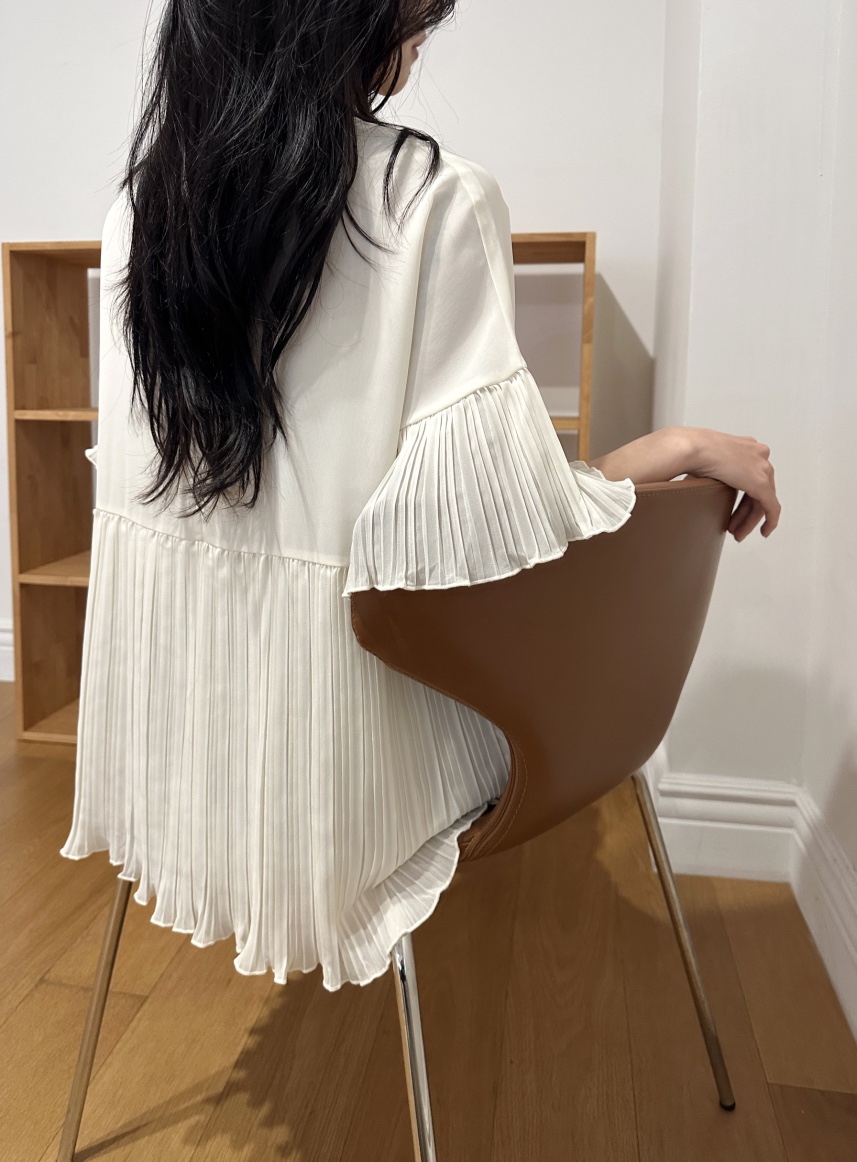 CLASSY-O東大門實拍女士新款休閑真品熱賣襯衫蕾絲衫雪紡褶皺CLASSY-O襯衫/蕾絲衫