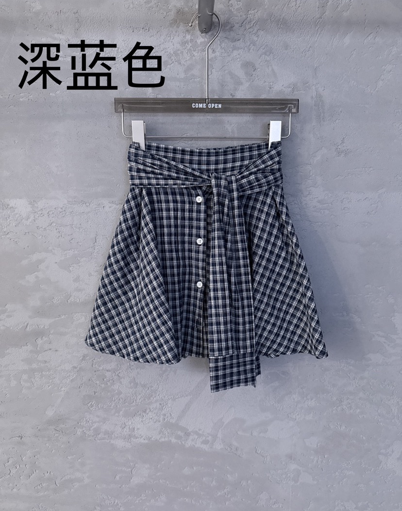 COME OPEN韓國直郵女裝新品休閑推薦真品人氣熱賣短裙復古COMP-(COME OPEN)短裙圖色2