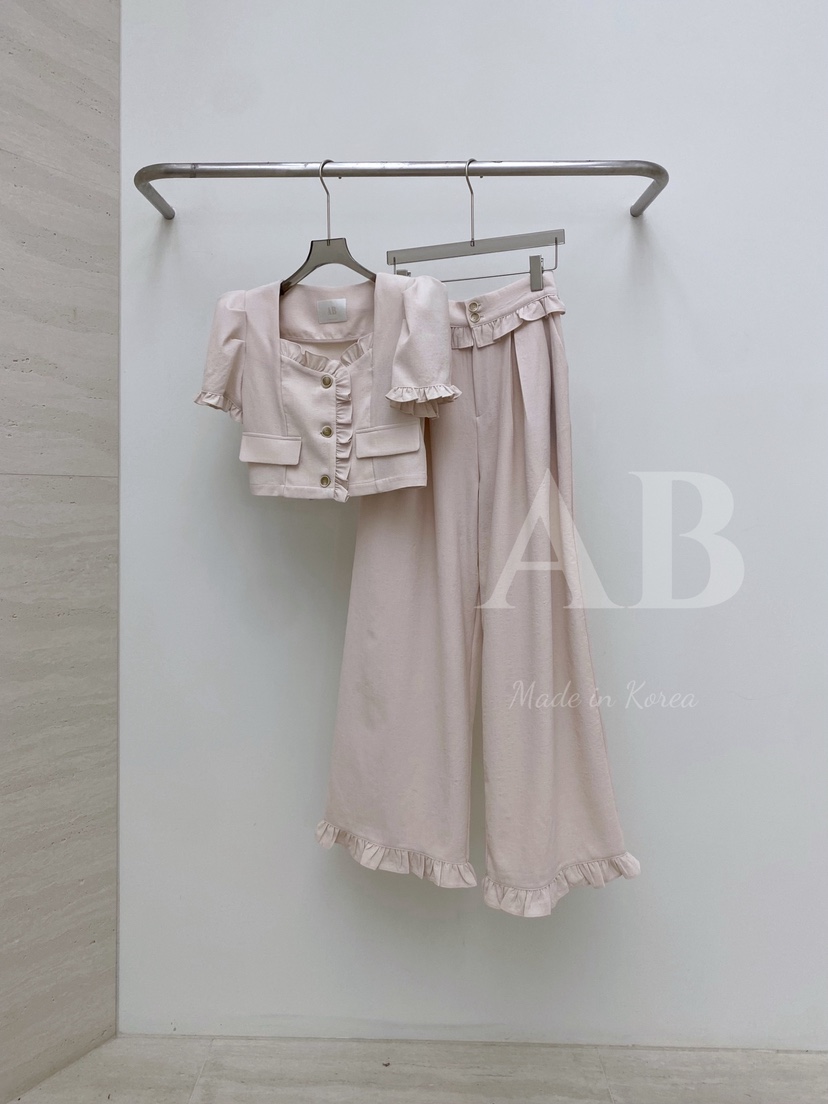 AB東大門代購女裝新品熱賣休閑時尚職業推薦真品25春夏休閑褲AB休閑褲