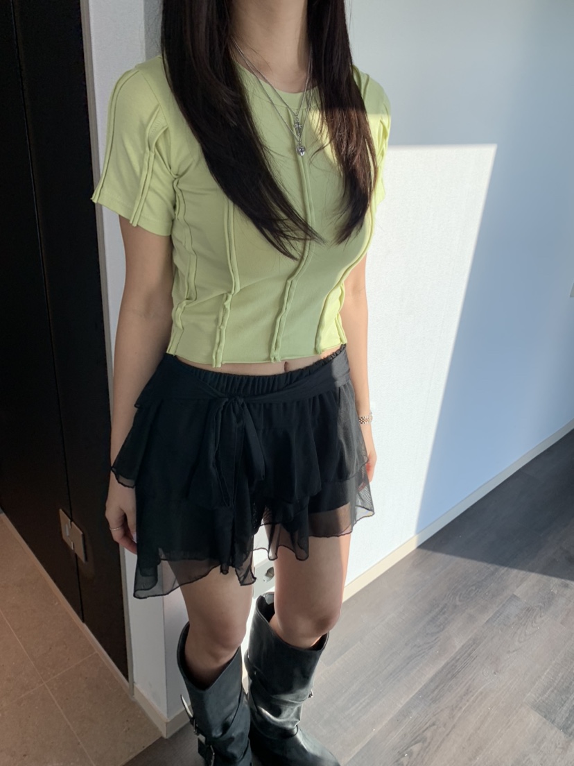 BADCALM韓國直郵女裝新品熱賣25春夏時尚職業真品推薦休閑T恤BADCALMT恤