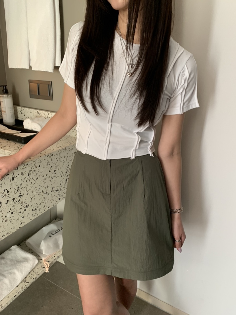BADCALM韓國直郵女裝新品熱賣25春夏時尚職業真品推薦休閑T恤BADCALMT恤