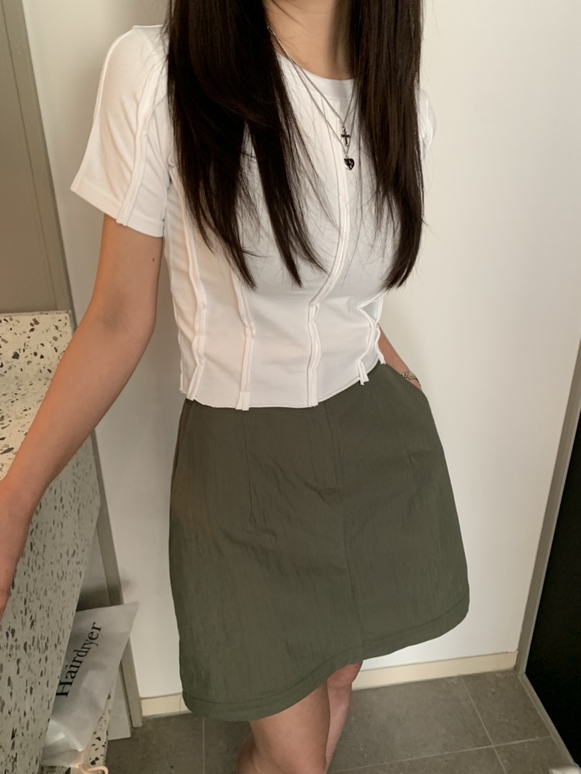 BADCALM韓國直郵女裝新品熱賣25春夏時尚職業真品推薦休閑T恤BADCALMT恤