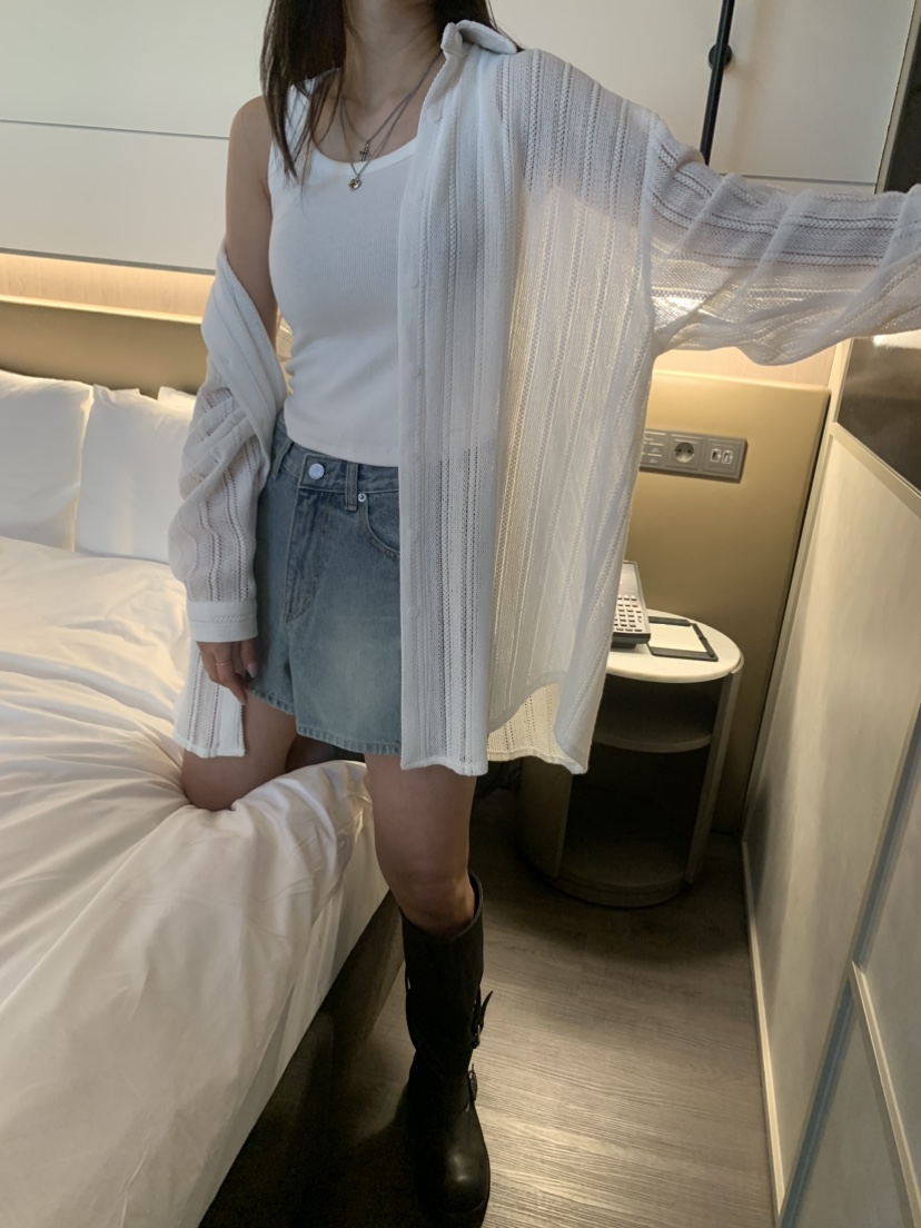 BADCALM東大門直郵女裝新品熱賣休閑職業人氣25春夏襯衫蕾絲衫BADCALM襯衫/蕾絲衫