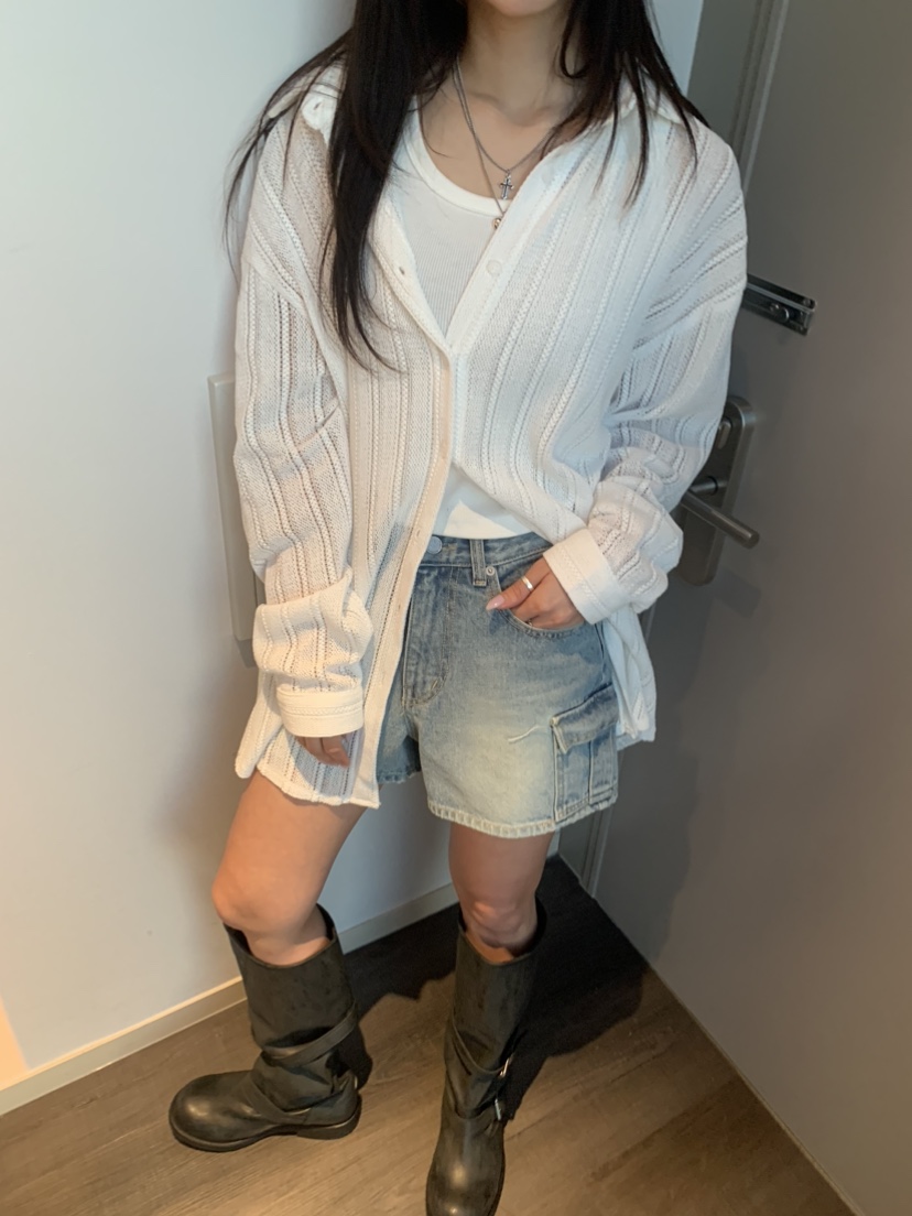 BADCALM東大門直郵女裝新品熱賣休閑職業人氣25春夏襯衫蕾絲衫BADCALM襯衫/蕾絲衫