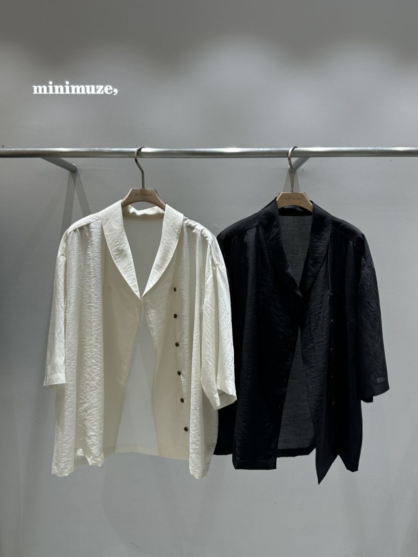 MINIMUZE韓國代購女士新品休閑熱賣時尚25春夏人氣夾克透明MINIMUZE夾克