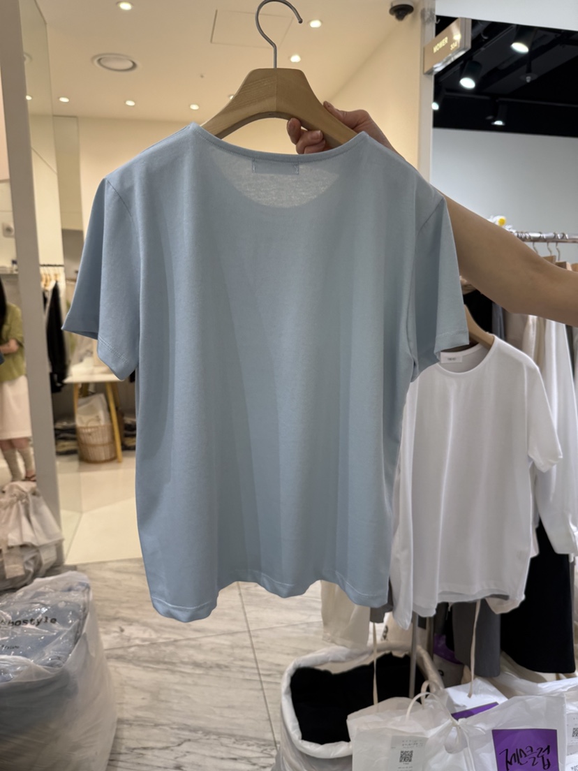 YIKHO STYLE韓國代購女士新品人氣25春夏時尚休閑熱賣真品T恤YIKHO STYLET恤