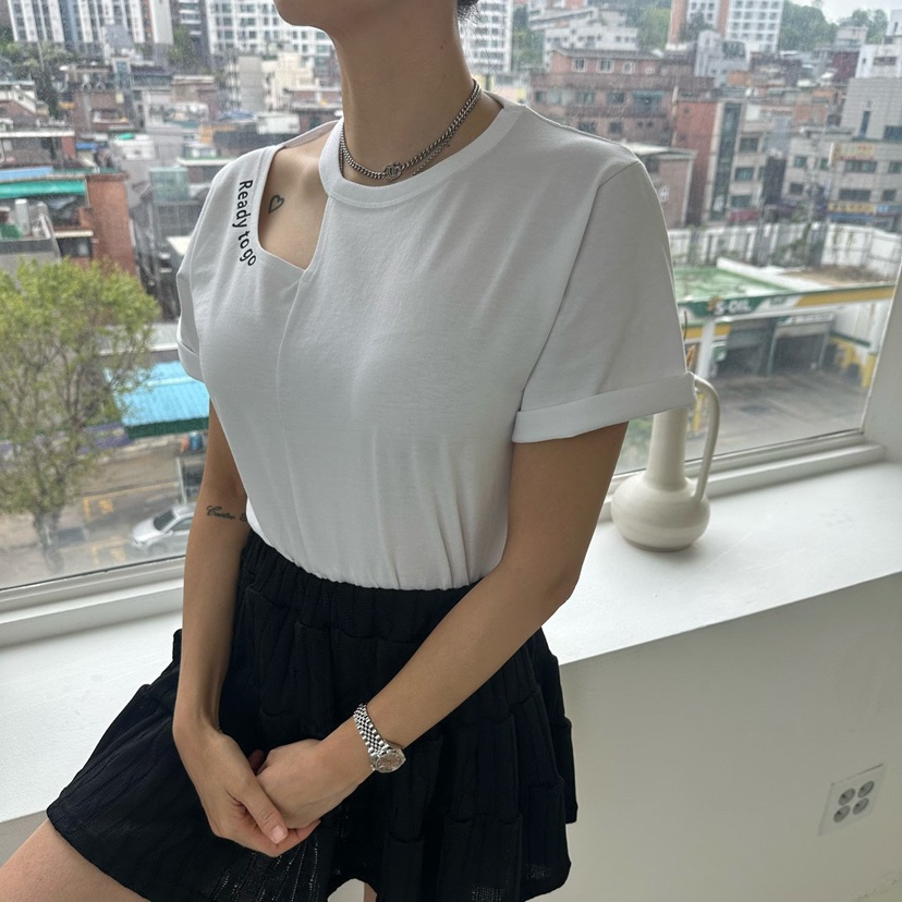 SOUIT東大門代購女裝新款休閑推薦職業25春夏時尚真品熱賣T恤SOUIT by mabel-LT恤