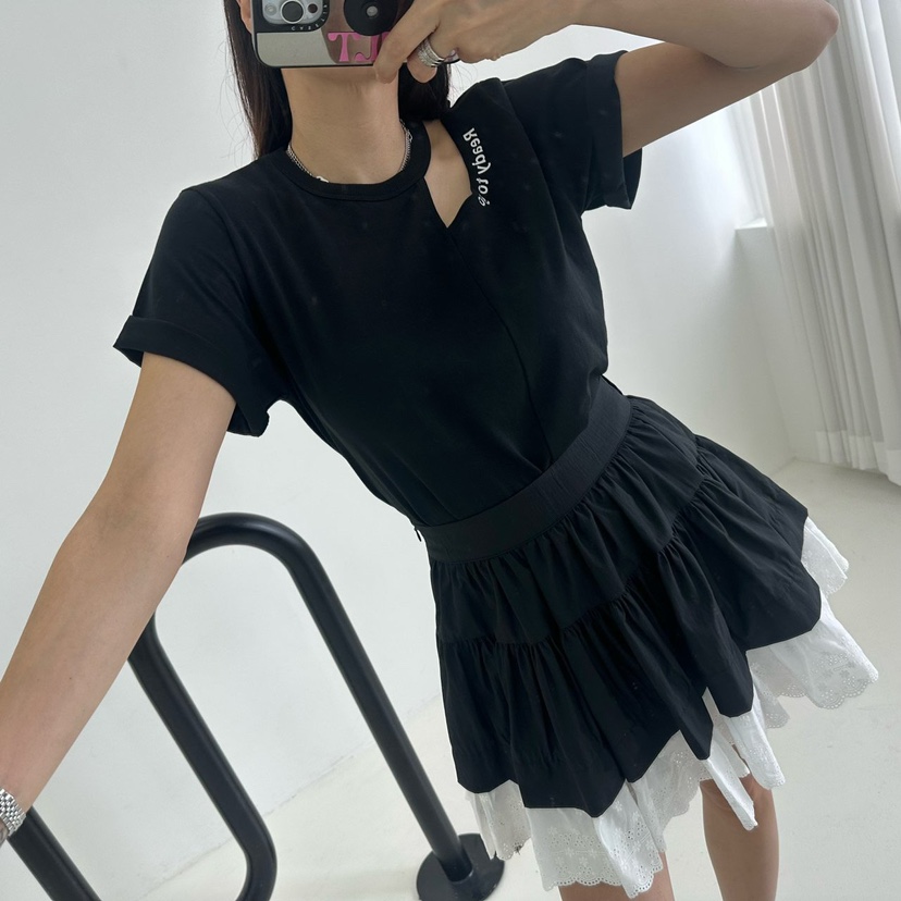 SOUIT東大門代購女裝新款休閑推薦職業25春夏時尚真品熱賣T恤SOUIT by mabel-LT恤