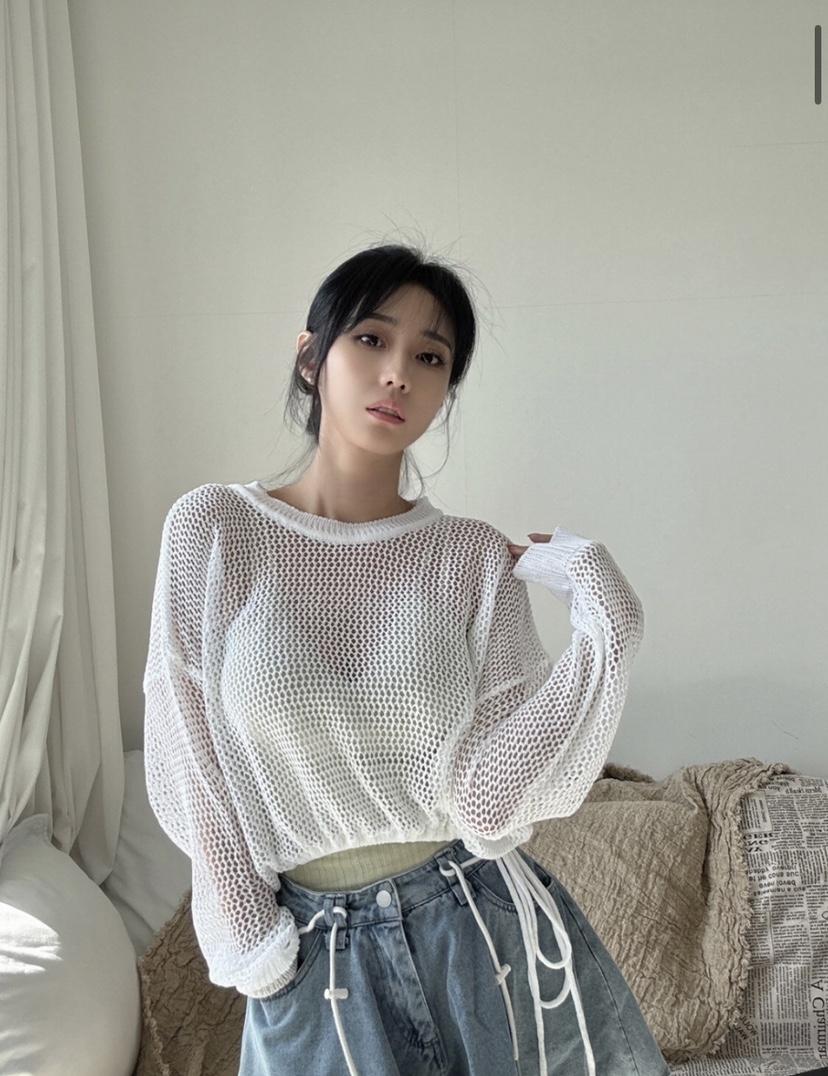 PAIRING韓國代購女士新款時尚25春夏人氣真品針織衫不含內搭PAIRING針織衫