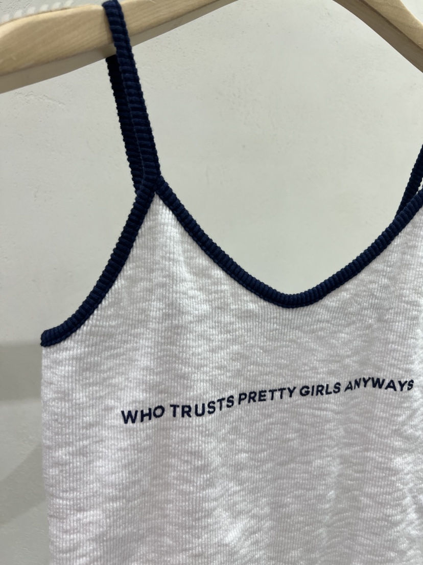 SHIRRING東大門實拍女士新品休閑推薦25春夏職業時尚吊帶背心SHIRRING吊帶/背心