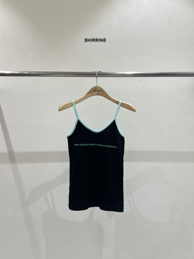 SHIRRING東大門實拍女士新品休閑推薦25春夏職業時尚吊帶背心SHIRRING吊帶/背心圖色4