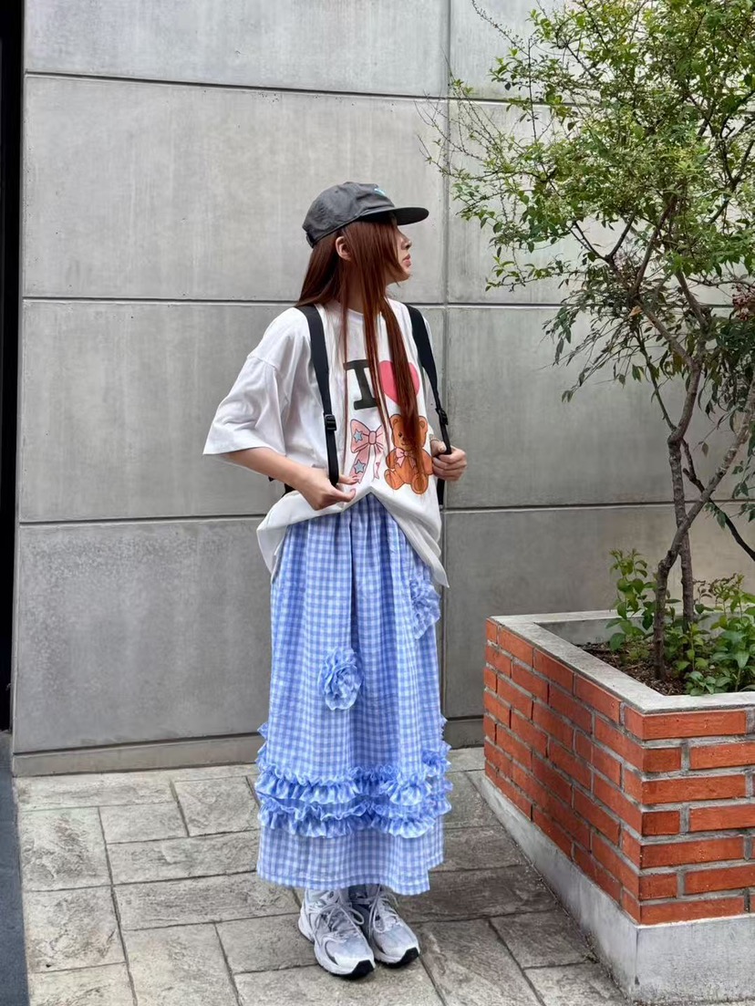 TOLL東大門代購女士新品25春夏人氣時尚職業休閑熱賣真品長裙TOLL長裙