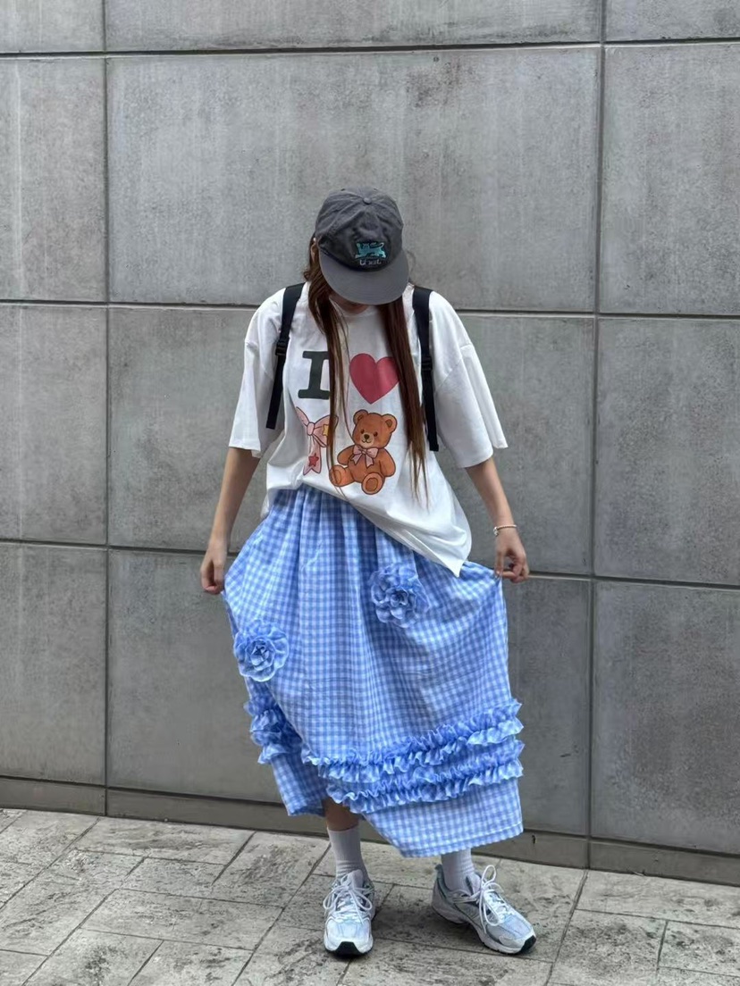 TOLL東大門代購女士新品25春夏人氣時尚職業休閑熱賣真品長裙TOLL長裙