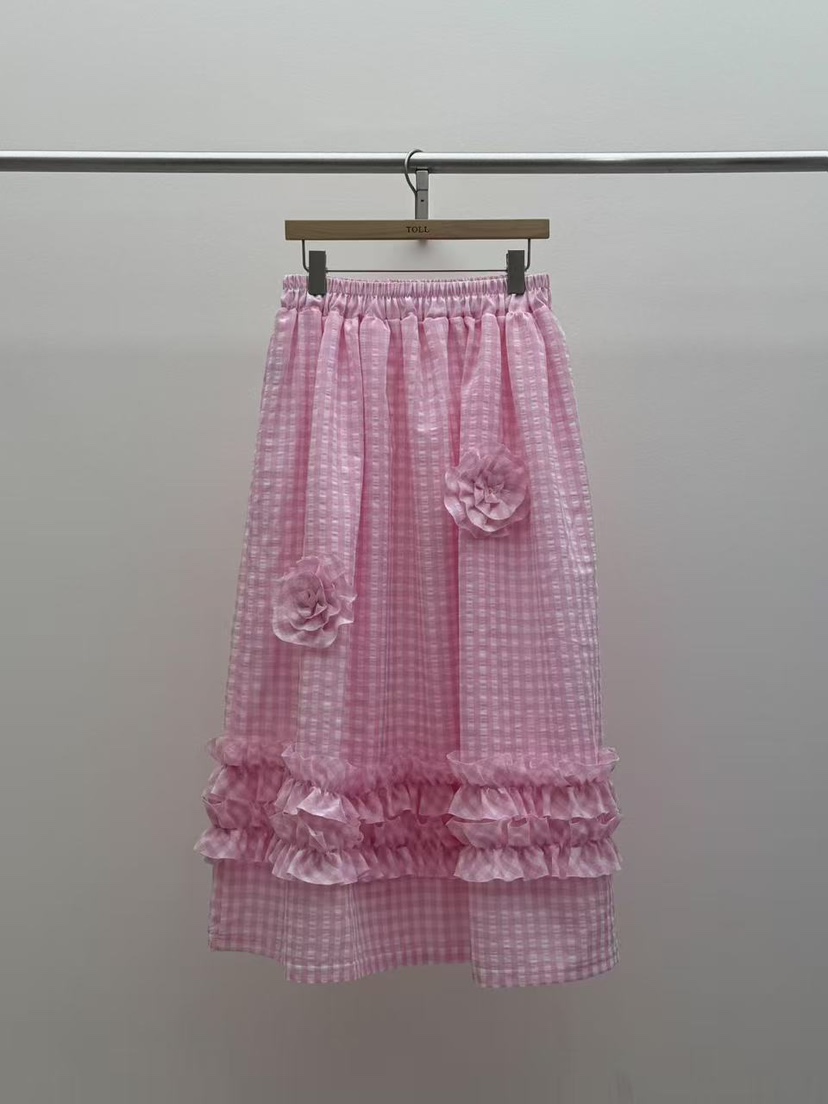 TOLL東大門代購女士新品25春夏人氣時尚職業休閑熱賣真品長裙TOLL長裙