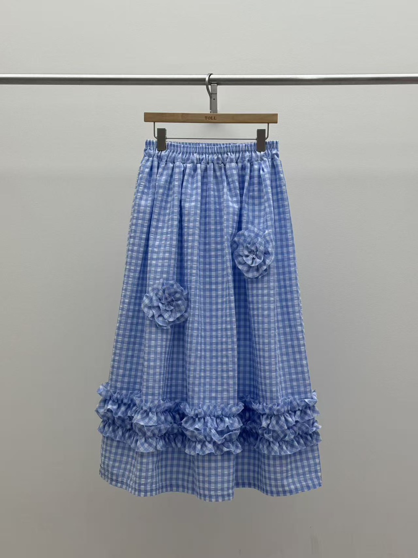 TOLL東大門代購女士新品25春夏人氣時尚職業休閑熱賣真品長裙TOLL長裙圖色2
