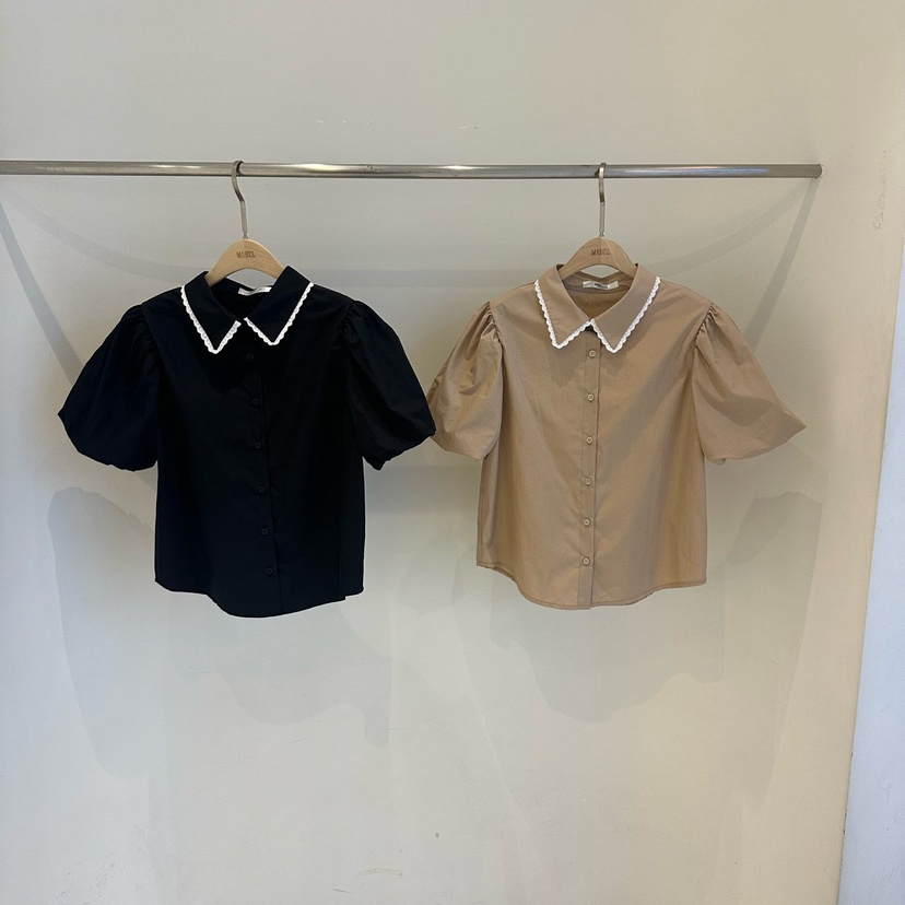 SOUIT東大門直郵女裝新品真品人氣推薦時尚職業休閑襯衫蕾絲衫SOUIT by mabel-L襯衫/蕾絲衫