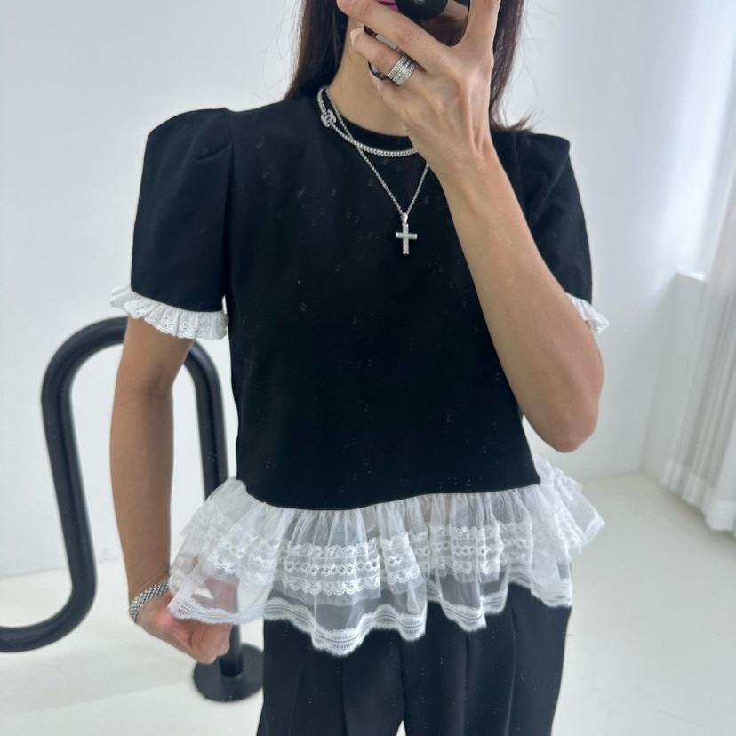 SOUIT東大門實拍女裝新品人氣推薦時尚25春夏職業真品休閑T恤SOUIT by mabel-LT恤