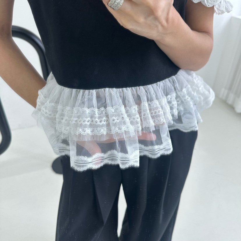 SOUIT東大門實拍女裝新品人氣推薦時尚25春夏職業真品休閑T恤SOUIT by mabel-LT恤