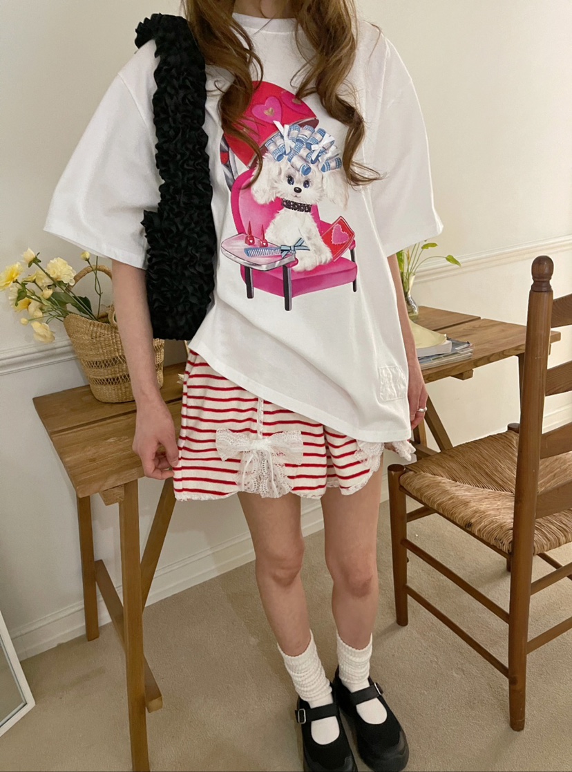BOUTIQUE-L東大門代購女裝新款25春夏職業休閑人氣推薦T恤BOUTIQUE-LT恤