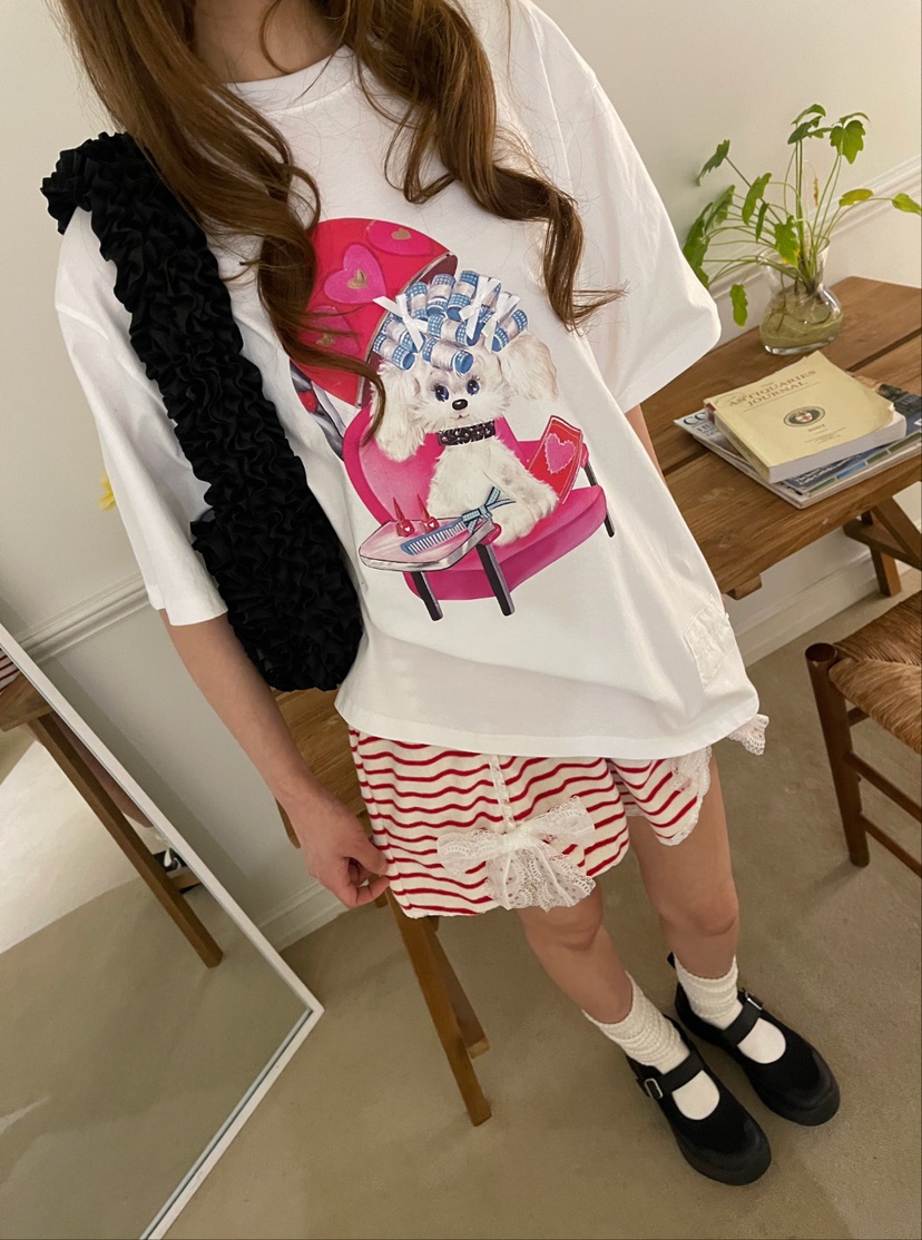 BOUTIQUE-L東大門代購女裝新款25春夏職業休閑人氣推薦T恤BOUTIQUE-LT恤圖色2