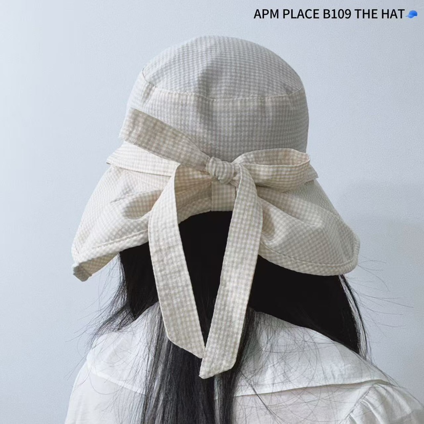 THE HAT-P韓國直郵女裝新品推薦人氣真品時尚帽子漁夫帽格紋THE HAT帽子圖色2