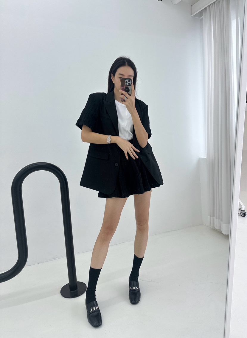 SOUIT韓國直郵女裝新款職業休閑推薦熱賣人氣真品時尚25春夏短裙SOUIT by mabel-L短裙