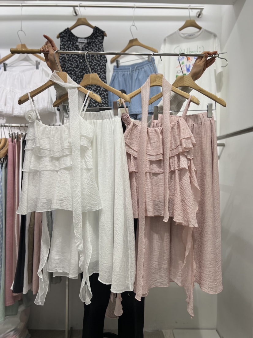 OLA東大門直郵女士新品25春夏時尚人氣休閑職業真品熱賣套裝mellor/OLA套裝