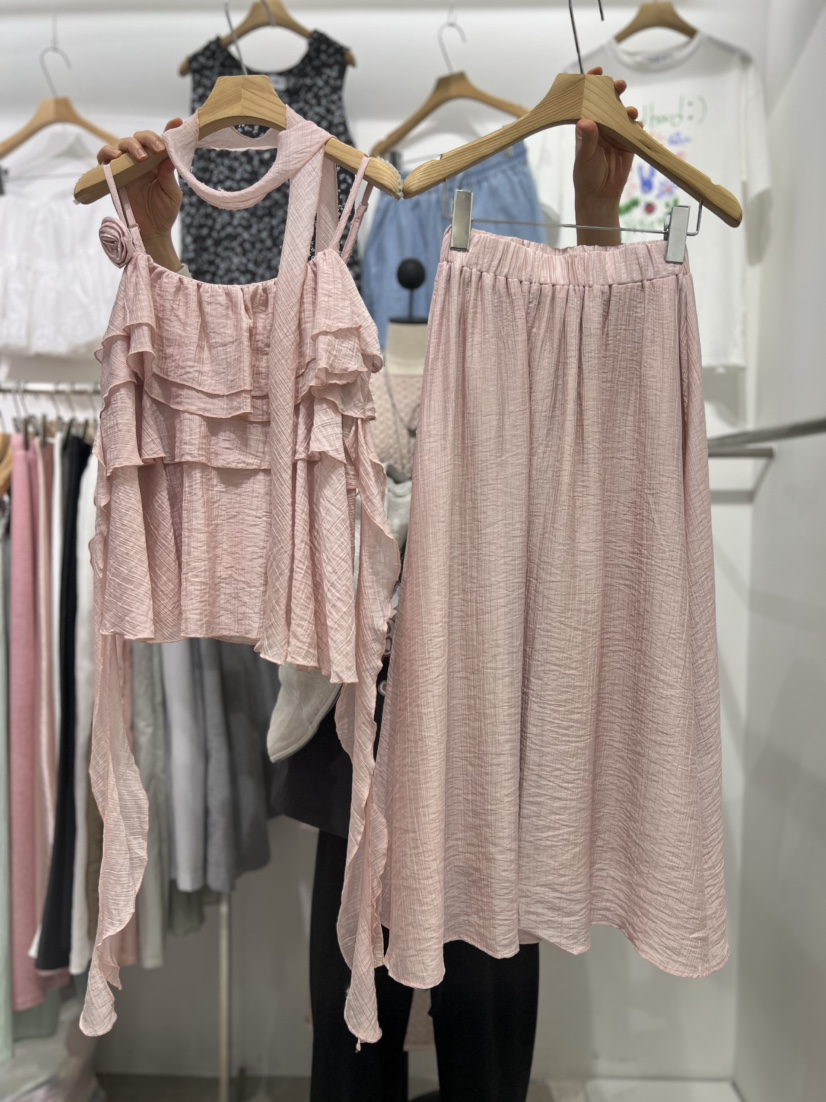OLA東大門直郵女士新品25春夏時尚人氣休閑職業真品熱賣套裝mellor/OLA套裝圖色2