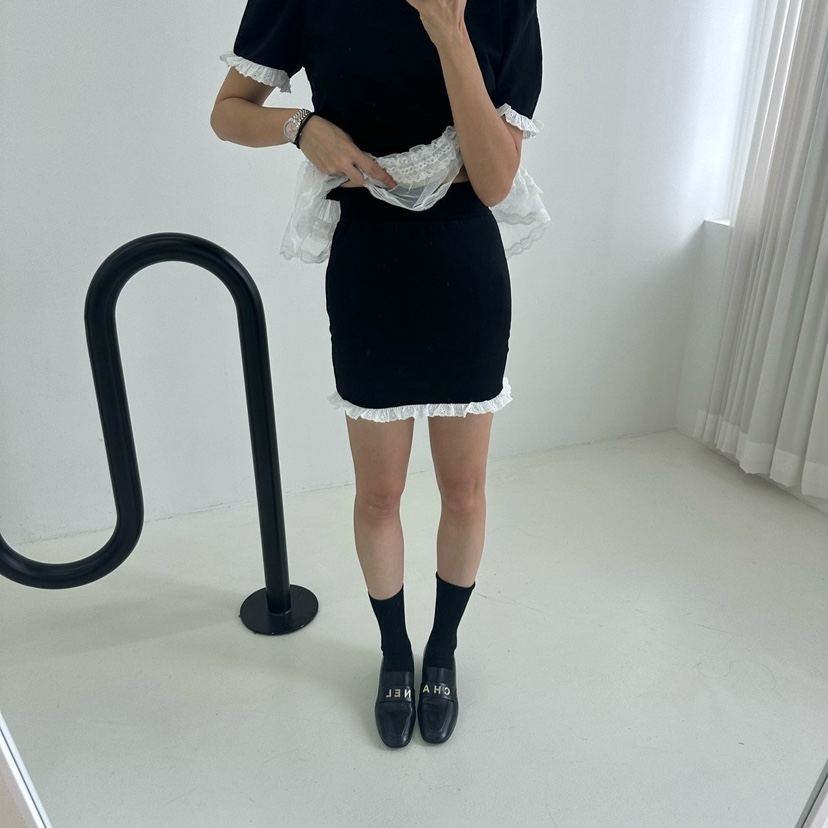 SOUIT東大門直郵女士新款25春夏人氣職業推薦休閑真品熱賣短裙SOUIT by mabel-L短裙