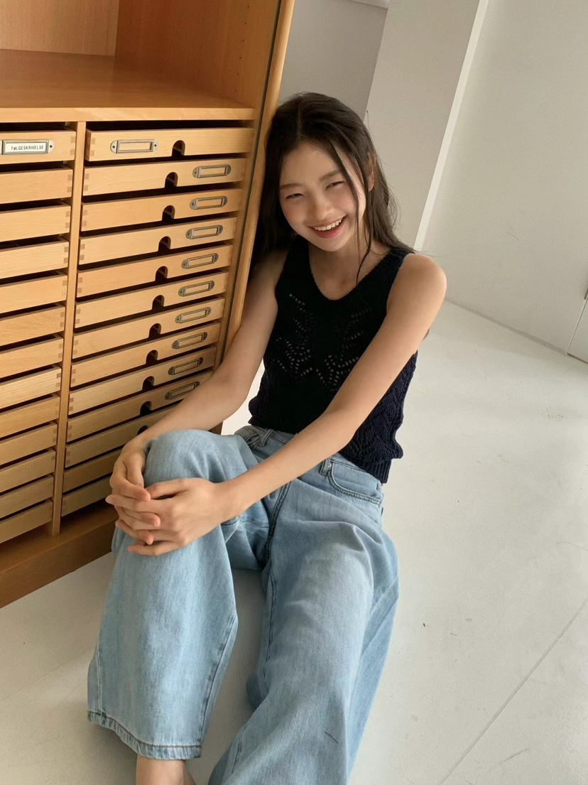 ANOU東大門直郵女裝新款時尚職業推薦熱賣25春夏休閑吊帶背心ANOU吊帶/背心