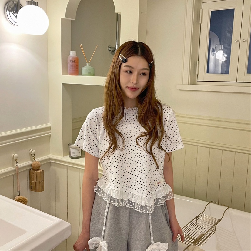 BOUTIQUE-L東大門實拍女士新品時尚熱賣人氣休閑25春夏T恤BOUTIQUE-LT恤