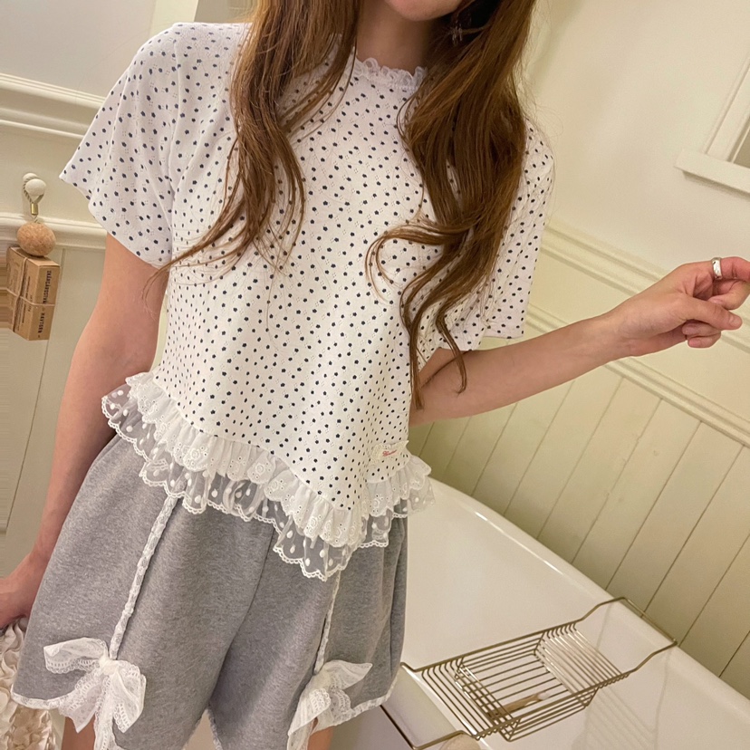 BOUTIQUE-L東大門實拍女士新品時尚熱賣人氣休閑25春夏T恤BOUTIQUE-LT恤圖色2