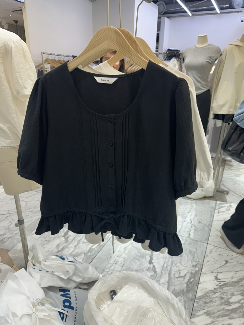 HOUSE OF/DE MERRY韓國代購女士新品休閑熱賣襯衫蕾絲衫HOUSE OF/DE MERRY襯衫/蕾絲衫圖色2