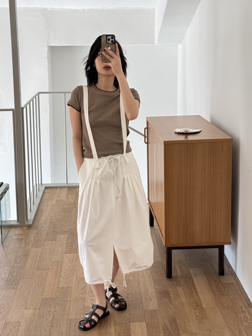 KARE/WEREPIECE韓國代購女士新款真品人氣25春夏半身裙中短裙KARE/WEREPIECE半身裙/中短裙