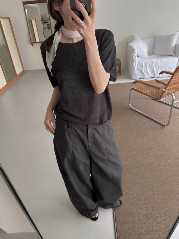 MARE東大門直郵女裝新款人氣休閑真品時尚25春夏針織衫亞麻MARE針織衫