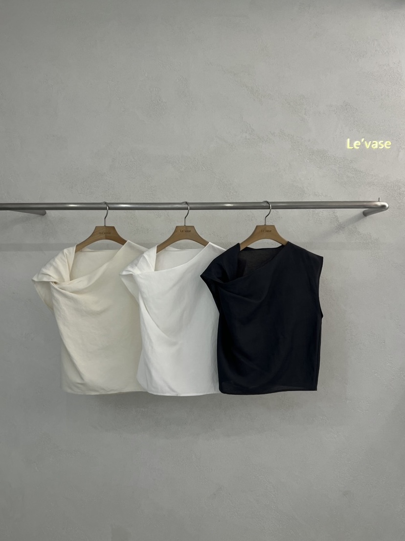 LE VASE東大門實拍女裝新品真品休閑時尚熱賣25春夏襯衫蕾絲衫LE VASE襯衫/蕾絲衫