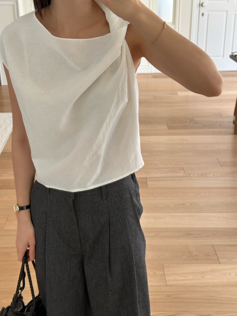 LE VASE東大門實拍女裝新品真品休閑時尚熱賣25春夏襯衫蕾絲衫LE VASE襯衫/蕾絲衫