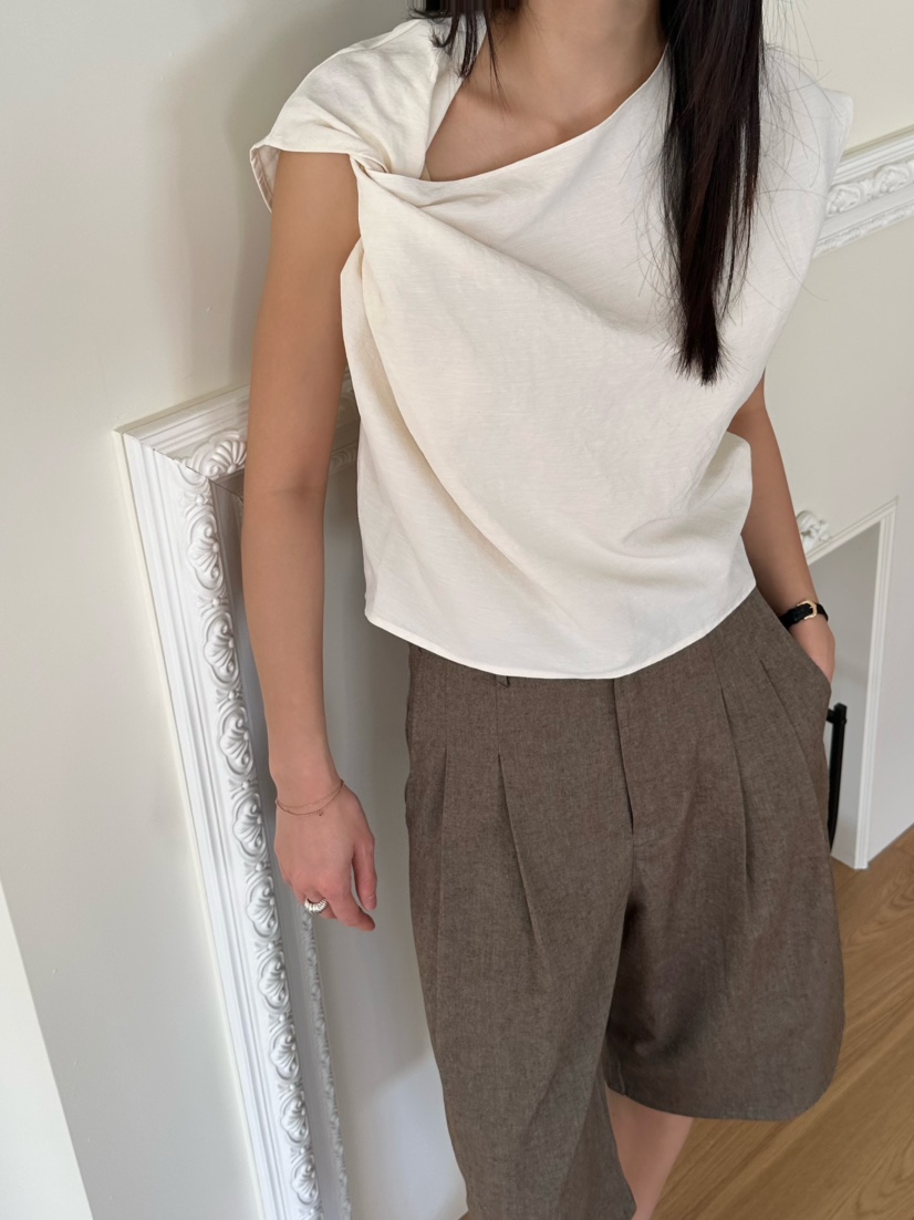 LE VASE東大門實拍女裝新品真品休閑時尚熱賣25春夏襯衫蕾絲衫LE VASE襯衫/蕾絲衫