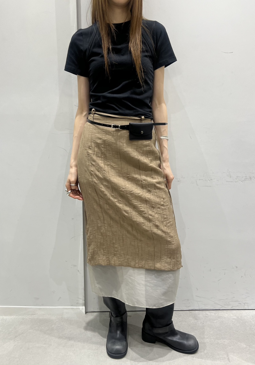 NOVUS韓國直郵女士新款推薦熱賣職業25春夏時尚真品人氣長裙NOVUS長裙