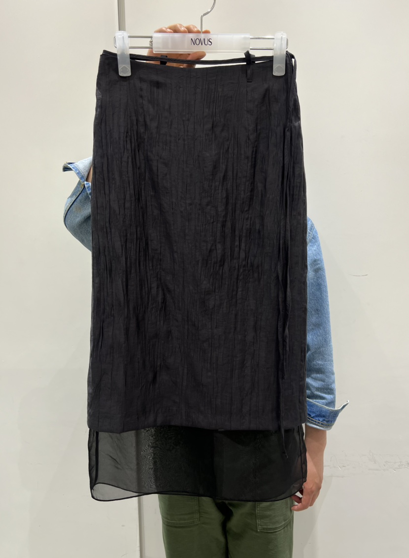 NOVUS韓國直郵女士新款推薦熱賣職業25春夏時尚真品人氣長裙NOVUS長裙圖色4