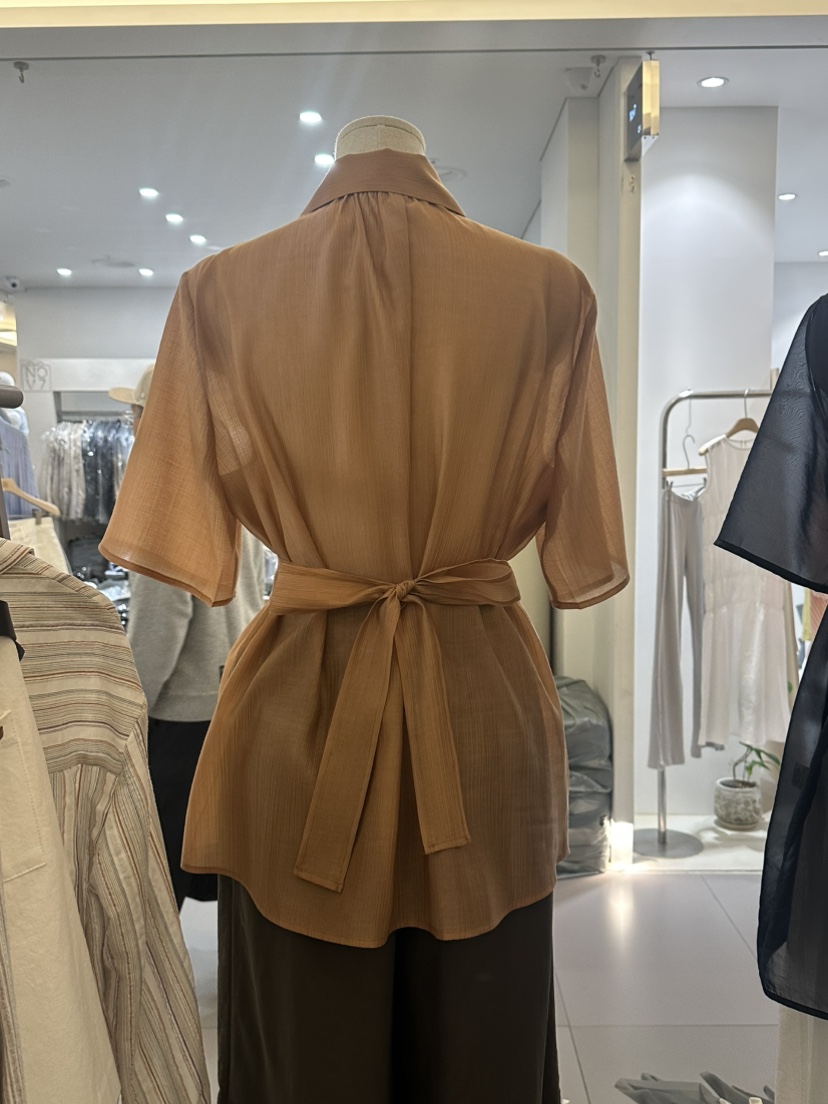 LOGON韓國代購女士新品人氣熱賣職業25春夏休閑真品襯衫蕾絲衫LOGON襯衫/蕾絲衫