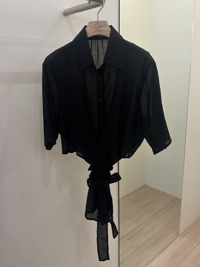 LOGON韓國代購女士新品人氣熱賣職業25春夏休閑真品襯衫蕾絲衫LOGON襯衫/蕾絲衫圖色3