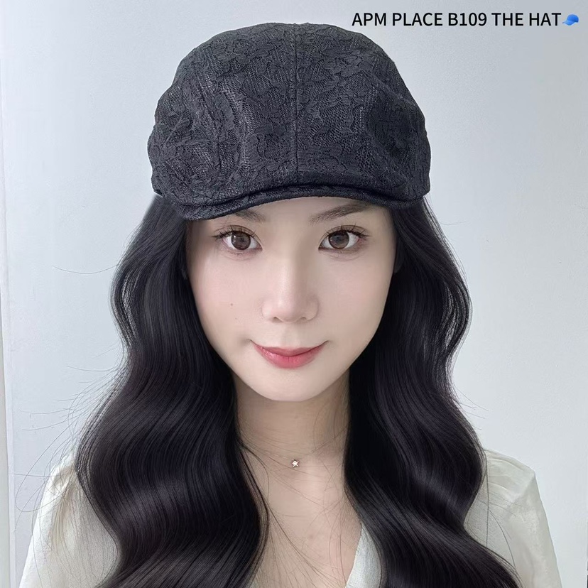 THE HAT-P韓國直郵女士新品時尚推薦熱賣人氣25春夏職業帽子THE HAT帽子圖色2
