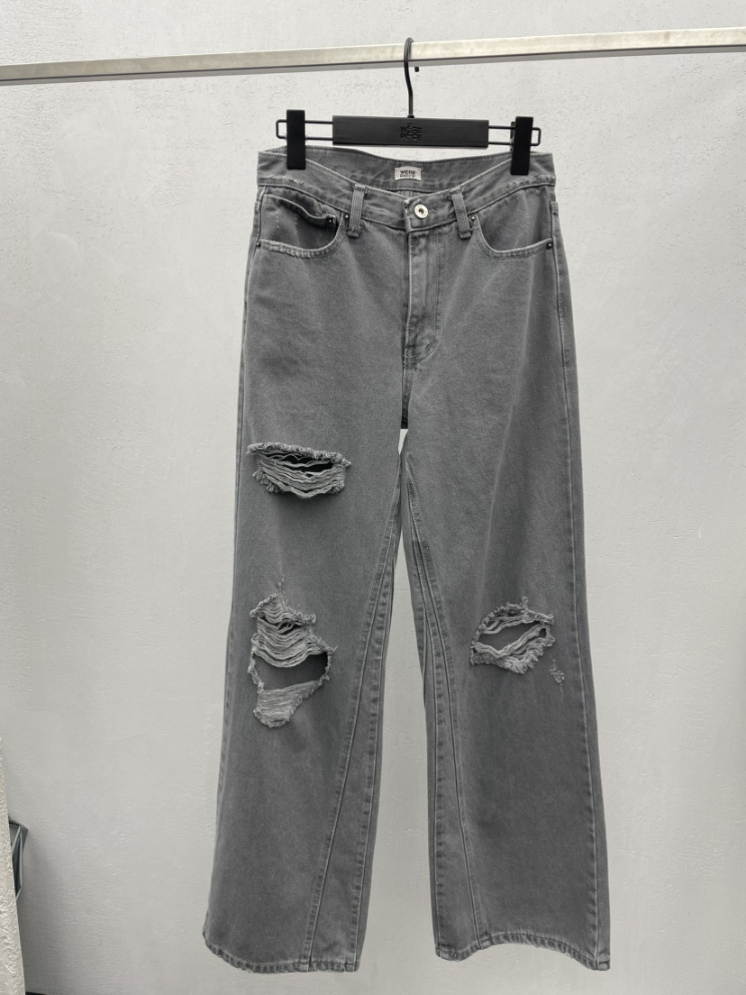 KARE/WEREPIECE韓國直郵女裝新品真品25春夏休閑推薦牛仔褲KARE/WEREPIECE牛仔褲