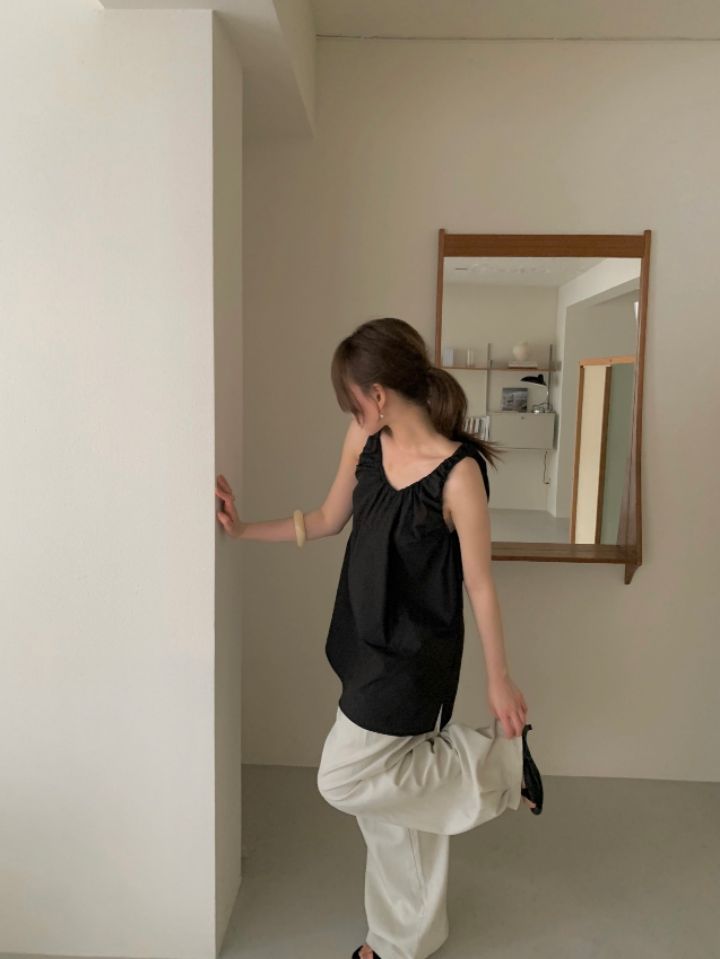 MARE韓國直郵女士新品時尚人氣職業推薦真品熱賣休閑吊帶背心MARE吊帶/背心