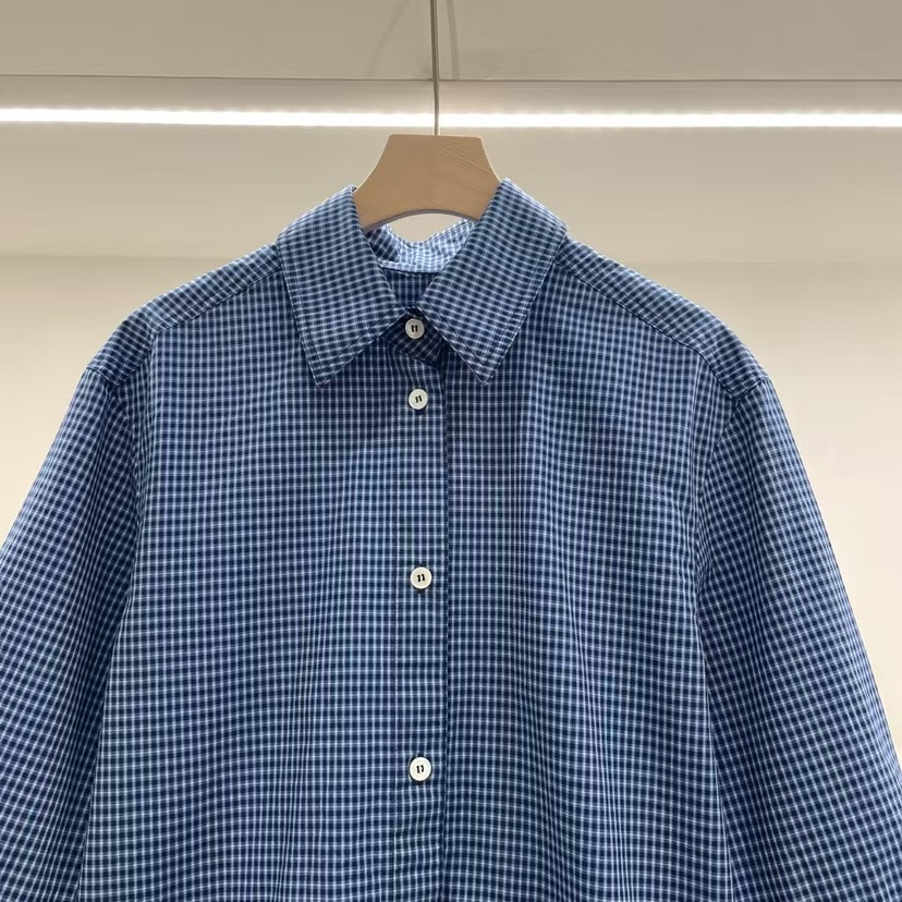 WATER韓國代購女士新品職業休閑25春夏推薦真品人氣襯衫蕾絲衫WATER/RIVER襯衫/蕾絲衫
