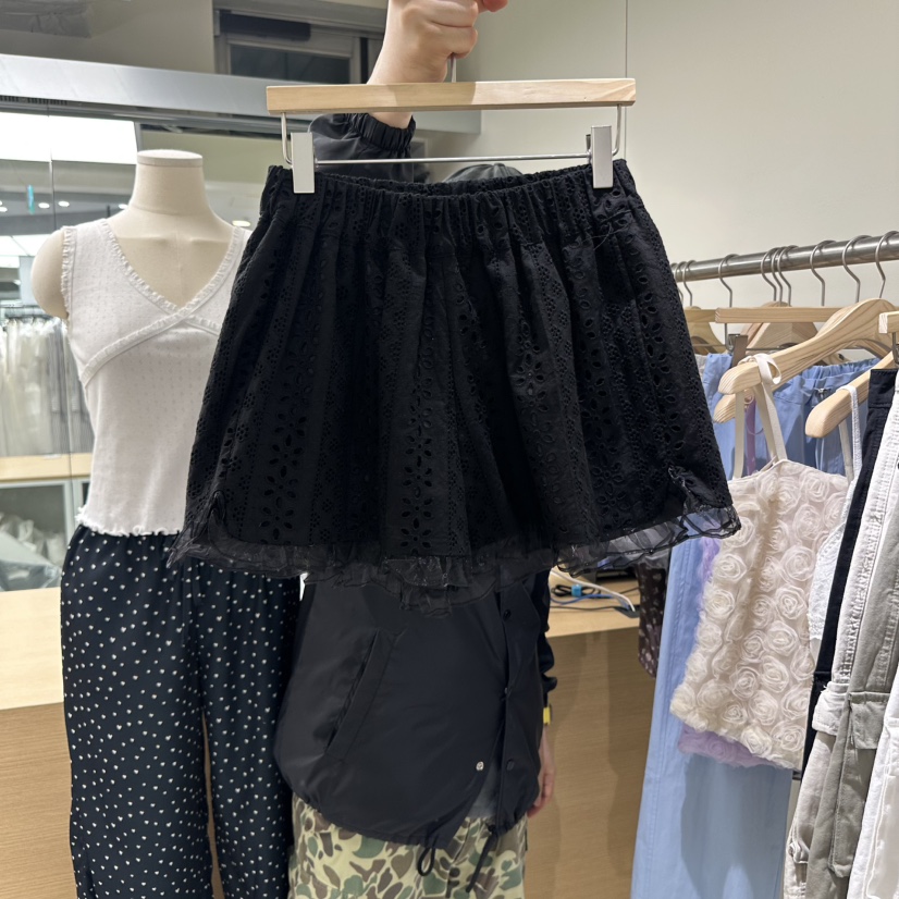 HOME GROUND東大門實拍女士新品時尚真品職業推薦短褲蕾絲HOME GROUND短褲圖色2