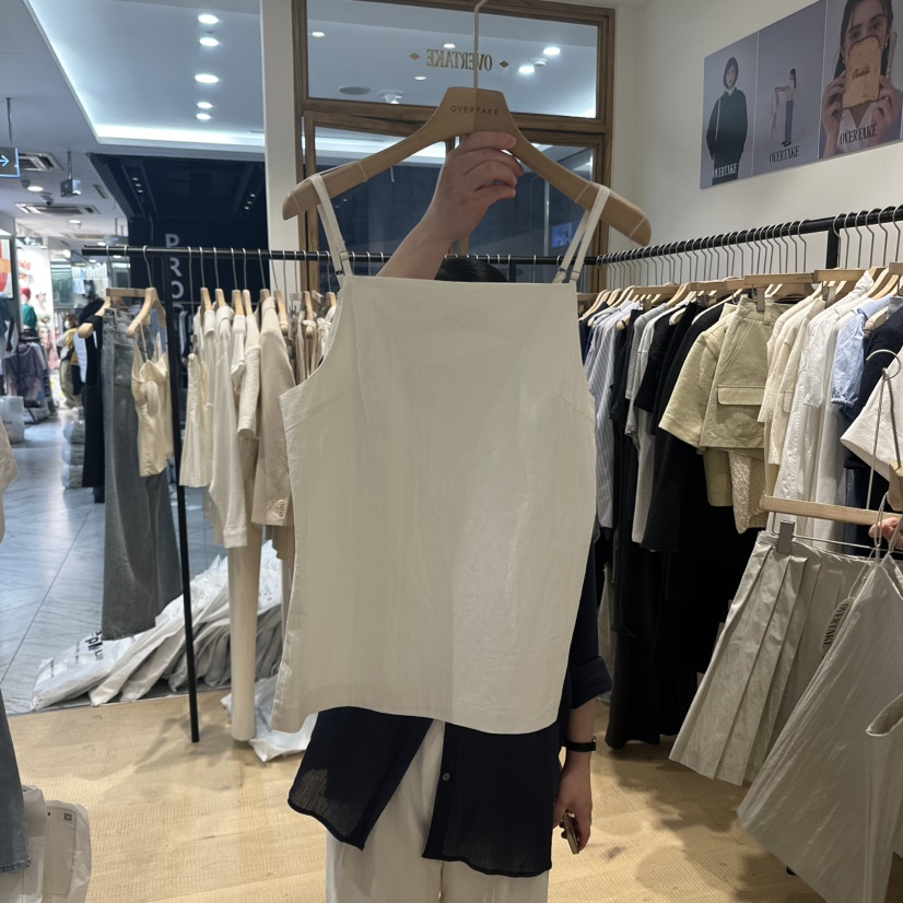 OVERTAKE東大門實拍女士新款時尚推薦職業人氣休閑吊帶背心OVERTAKE吊帶/背心