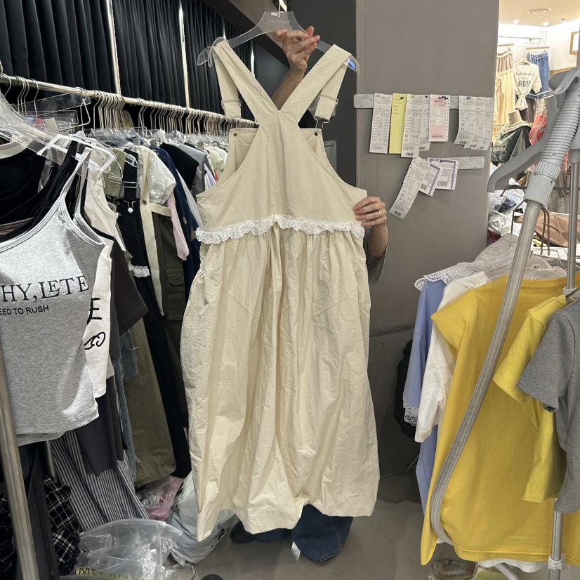 MOMAZU東大門代購女士新款熱賣人氣推薦真品連衣裙荷葉邊蕾絲MOMAZU連衣裙